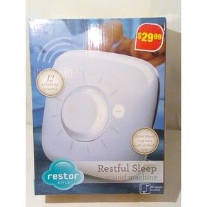 Restor Style sound machine restful sleep 12 relaxing sound helps improve sleep